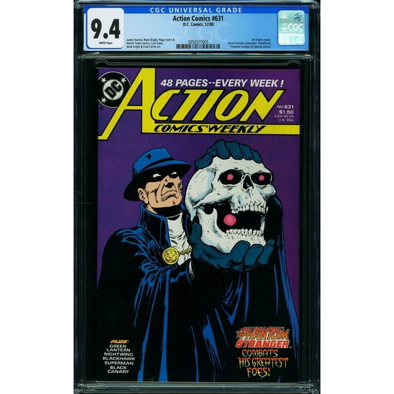 Action Comics #631 - CGC 9.4 Comic Book