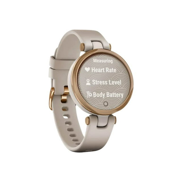 Garmin Lily™ Rose Gold Bezel with Light Sand Case and