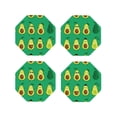 thumbnail image 2 of Balery 4 Pcs Cartoon Fruit 1leather Coasters Set, Drink Table Cup Coasters For Living Room Kitchen Coffee Decor, 2 of 9