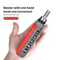 thumbnail image 5 of Qholemyo 14 In 1 Multi-angle Screwdriver Set Ratchet Hand Shaped Screwdriver Bent Plum Cross Screwdriver Head Hand Tools, 5 of 8