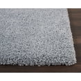 thumbnail image 2 of Malibu Shag Solid Slate Area Rug, 2 of 6
