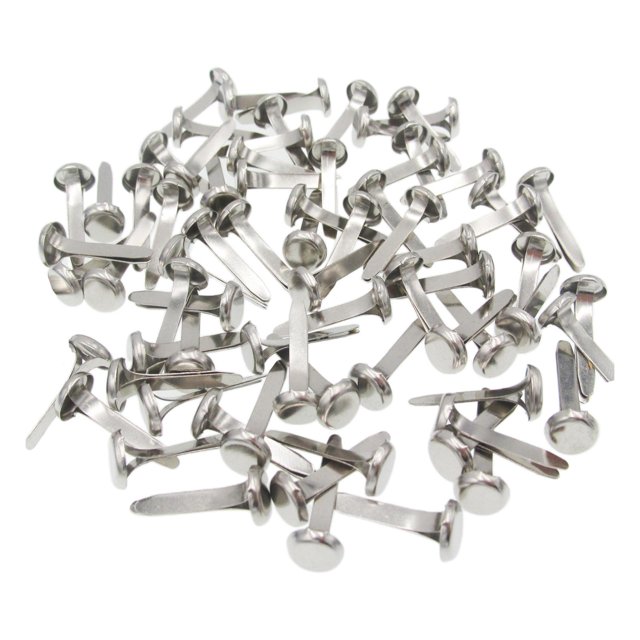 Abbracc 200x Mini Fermoirs en Métal pour Accessoires de Scrapbooking