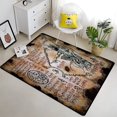 thumbnail image 1 of Cthulhu - Alfombra de pintura artística, área grande, negro, suave, decoración del hogar, estilo bohemio, picnic780x120cm (31x47 pulgadas)80x120cm (31x47 pulgadas) zhangyuxiang unisex, 1 of 2