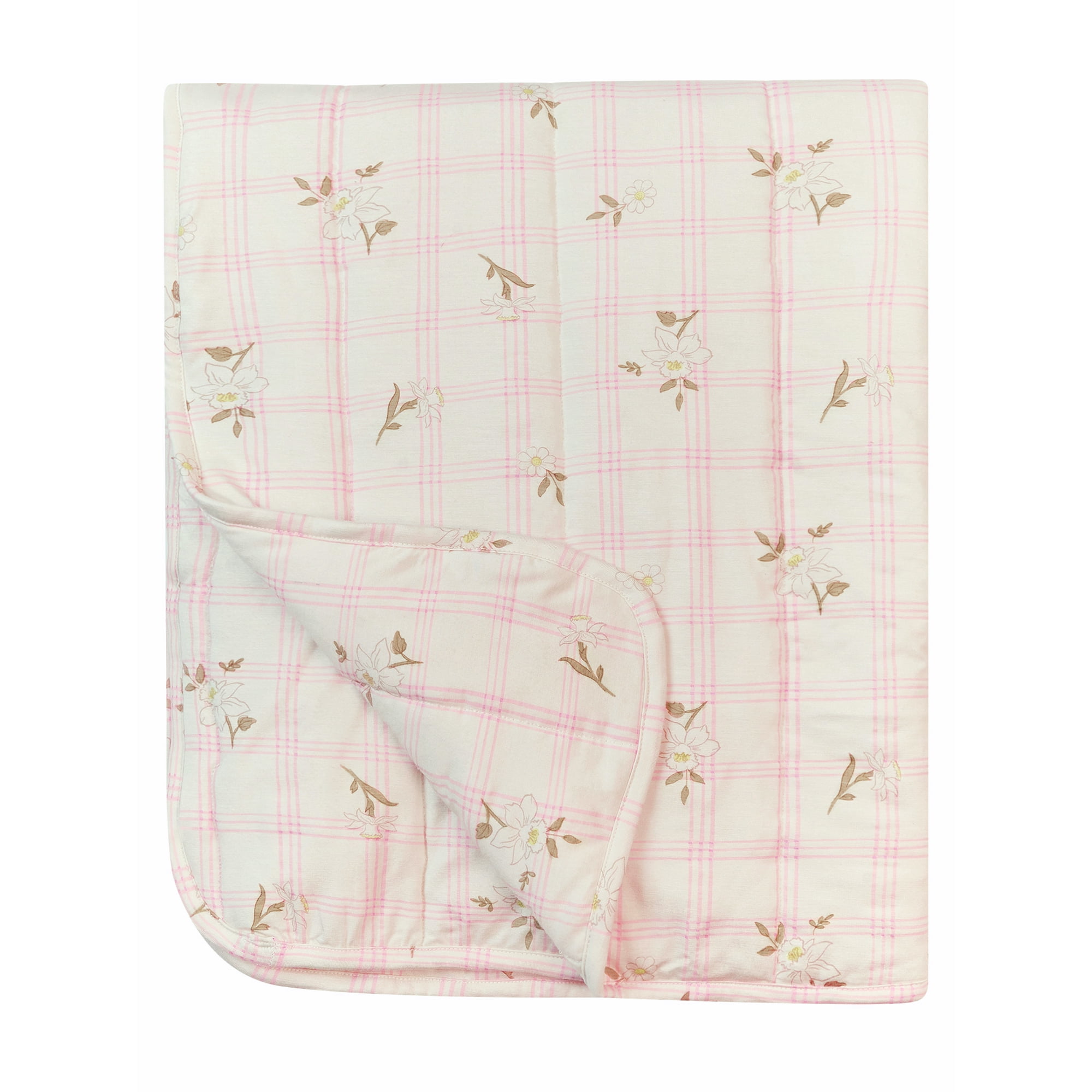 Modern Moments by Gerber Baby Neutral Super Soft Quilted Blanket, Mauve, One Size