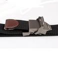 thumbnail image 4 of IDALL Gait Belt Ratchet Belt Fashion Unisex Sports Casual Canvas Belt Outdoor Alloy Automatic Buckle Belt Work Belts for Men Belt Men B 120, 4 of 4