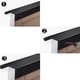 thumbnail image 4 of Tirador oculto de aluminio, juego de 4 tiradores invisibles de aleación de aluminio para muebles para gabinetes de cocina, sala de estar (200x40 mm) (negro) brillar  Electrónica, 4 of 5