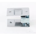 thumbnail image 3 of Weslock 527 Modern Sliding Pocket Door Flush Cup Passage Pull - Nickel, 3 of 6