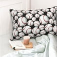 thumbnail image 6 of Vsdgher Cute Baseball Print Pillow Cases -Iconic Collection Pillowcases -Extra Soft, Not easy to deform,not pilling Export quality, 6 of 8