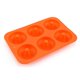 thumbnail image 1 of Molde para rosquillas, 2 uds., molde para rosquillas de silicona antiadherente para 6 moldes para rosquillas, bandeja que mide 10,4x7 pulgadas, 1 of 5