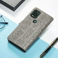 thumbnail image 2 of Case for Moto G Stylus 5G 2021 (NOT 4G) Cartoon Girl Wallet Case, Cat Dog Style Flip Phone Cover with ID Card Holder & Kickstand PU Leather Cases for Moto G Stylus 5G MG Grey, 2 of 14