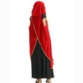 thumbnail image 4 of Aloohaidyvio Vampire Costume for Women with teeth Accessories Gothic Vampire Dress Halloween Witch Costume Adult, 4 of 5