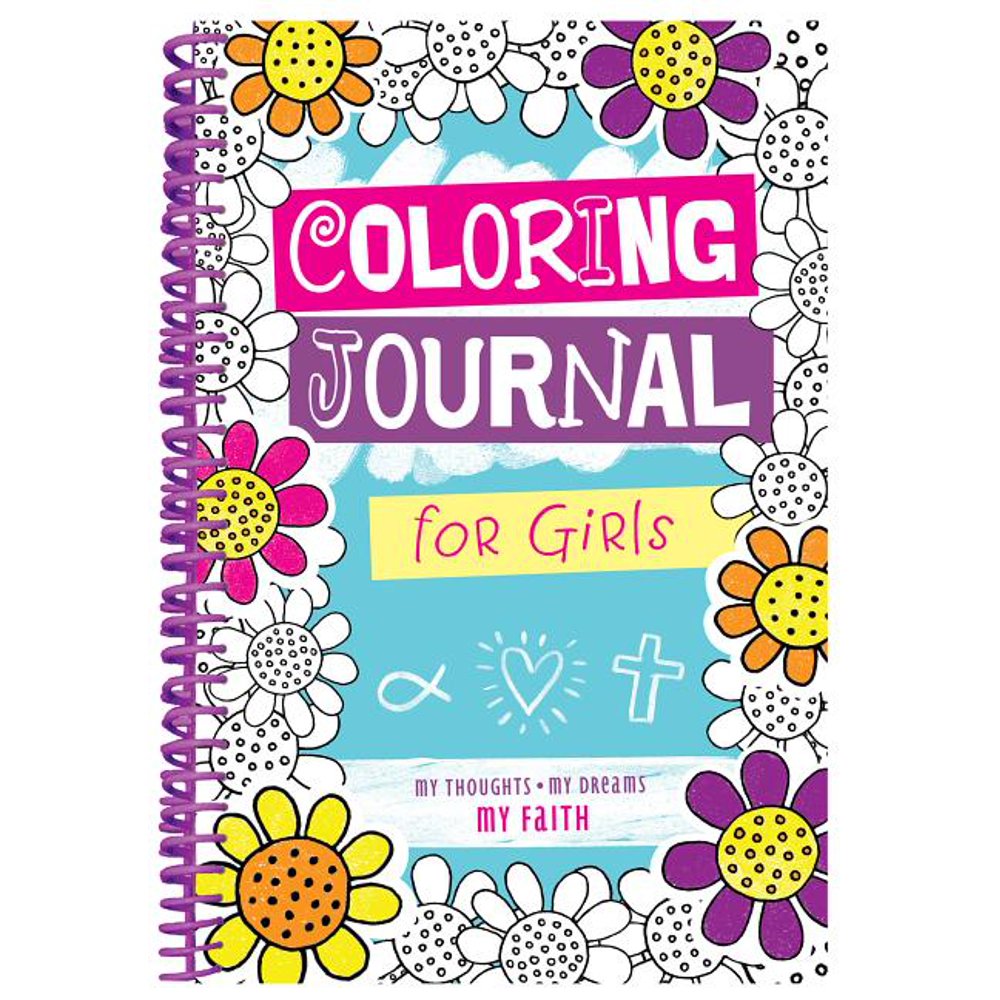 Coloring Journal for Girls (Hardcover) - Walmart.com - Walmart.com
