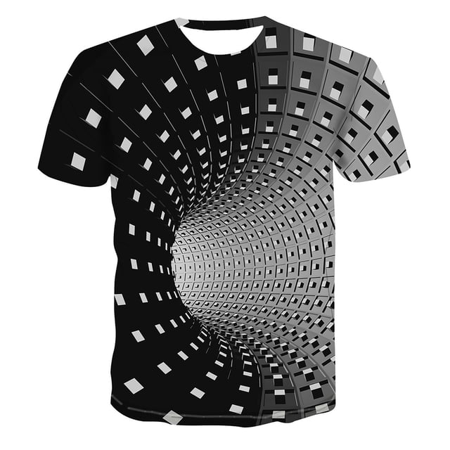 Ketyyh-chn99 Chandails de Dessous pour Hommes Chemises de Golf Hommes 2024 Été Chandail à Enfiler Col Rond Coupe Décontractée T-Shirt Noir,G