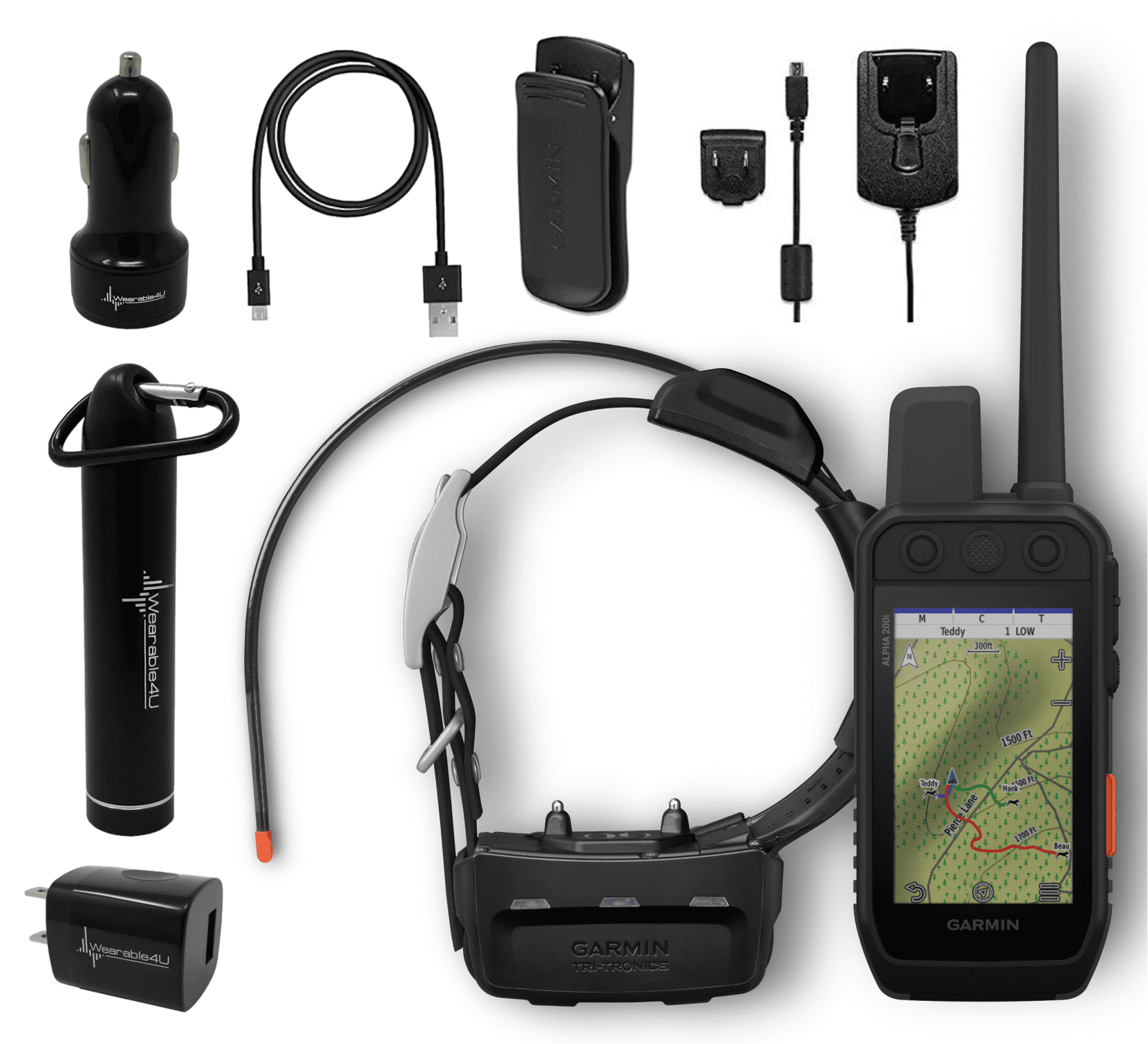 Garmin Alpha 200i/TT 15 Dog Tracking and Training Bundle Handheld and Collar 