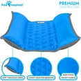 thumbnail image 3 of Snuggle Bunny Bolster Bed for Small Pets | Reversible Fleece Bed with Padded Sides (Gray/Blue), 3 of 5