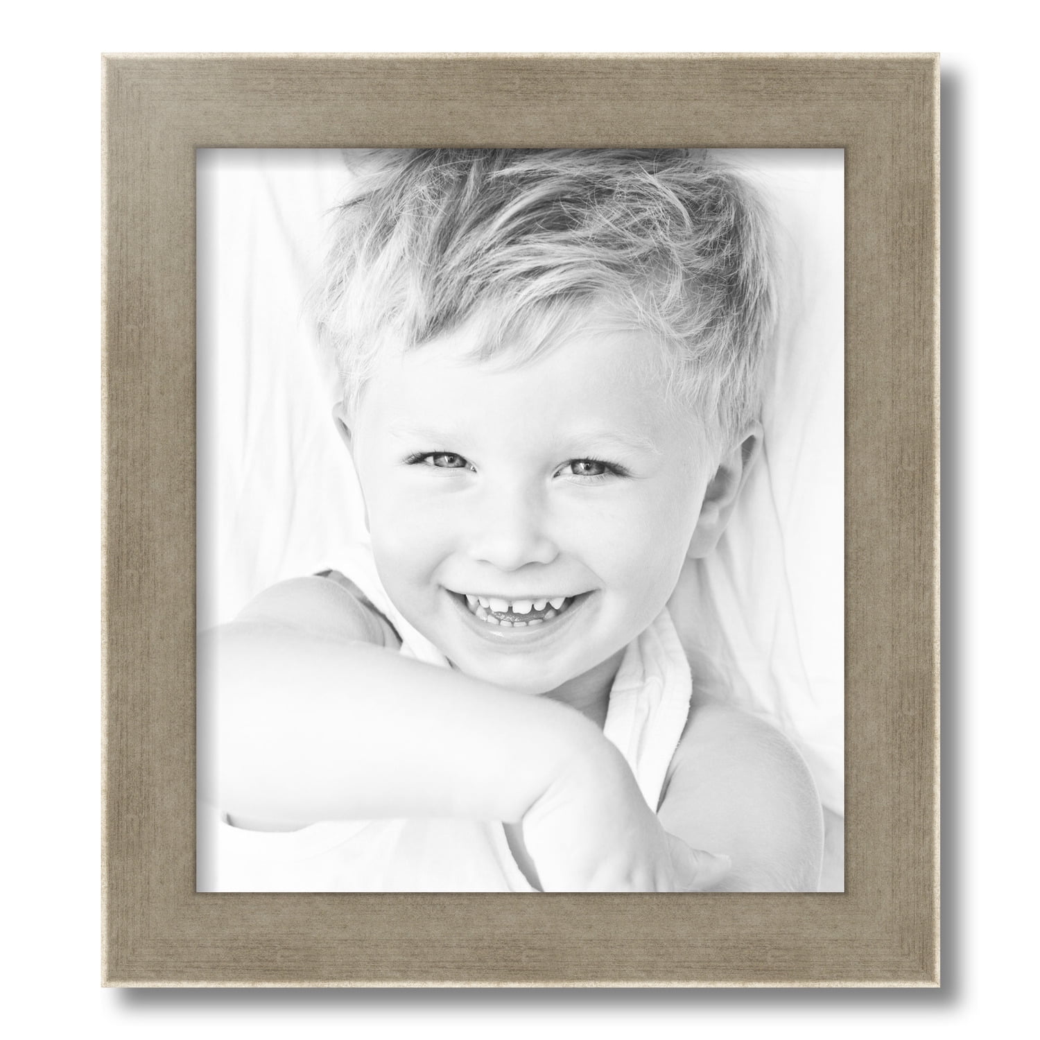 4×6-inch 2-14 Opening White Picture Frame