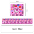 thumbnail image 3 of Decoraciones para fiestas de cumpleaños de niñas de Hello Kitty, vasos de papel, platos, banderas, recuerdos para niños, vajilla desechable para baby shower, globos, suministros, 3 of 5