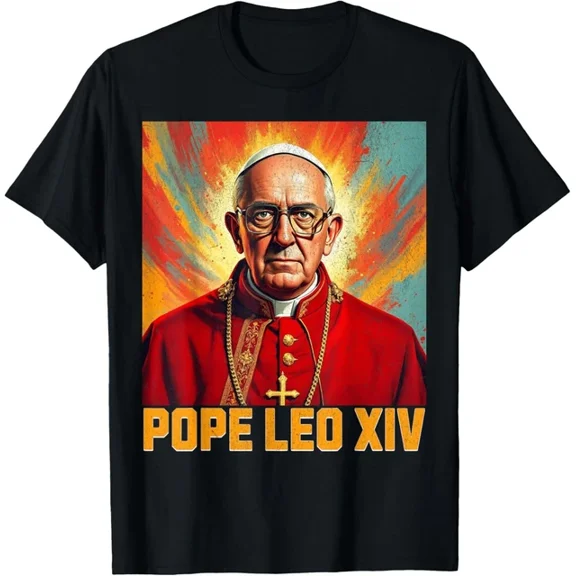 Pope Leo Xiv - New Pope Leo Xiv T-Shirt Unisex S-5XL Hot Trending Shirt, Vintage Birthday Gift