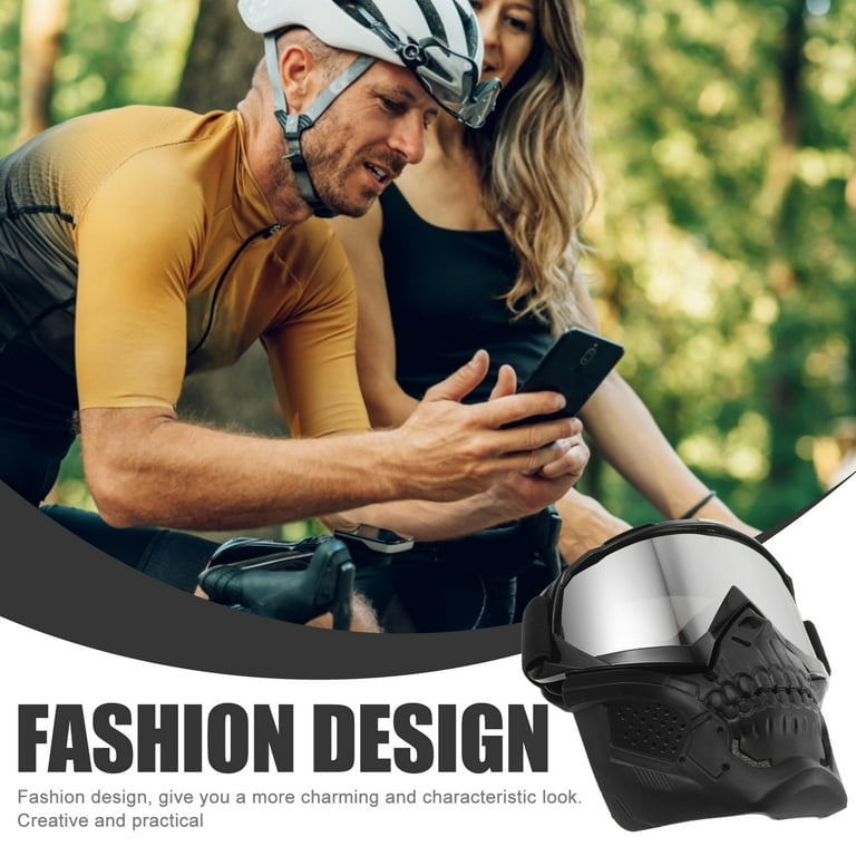 Cycling Windproof Goggles Glasses Sunscreen Face Mask for Motorcycle Riding Dirt Bike Masks Man