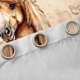 thumbnail image 4 of Erosebridal Watercolor Horse Curtains Pack of 2 (42x84 Each) for Kids Girls, Vintage Flowers Curtains Blackout, 4 of 6
