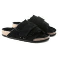 thumbnail image 3 of Birkenstock Men's Black Suede Leather Kyoto Shearling Slippers, Brand Size 40 (US Size 7), 3 of 5