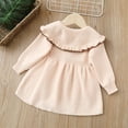 thumbnail image 4 of Esaierr Girls Knit Dress for Kids Toddler Baby Long Sleeve Fashion Newborn Casual Dress Sweater Fall Lace Dress, 4 of 8