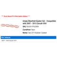 thumbnail image 2 of Intake Manifold Gasket Set - Compatible with 2007 - 2013 Suzuki SX4 2008 2009 2010 2011 2012, 2 of 2