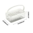 thumbnail image 4 of Press the Ice Box, Double Layer Ice Block Maker, Large Capacity Ice Storage Container with Lid, Ice Cells, Easy One Click Icing, Soft Rubber Handle, Drainage Hole, 4 of 8