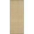 thumbnail image 3 of SAFAVIEH Natural Fiber Arbor Bordered Runner Rug, Natural/Olive, 2'6" x 6' - Coastal Design, Natural & Olive, Seagrass, Ideal for Entryway, Kitchen, Living Room, Office, Hallway, 3 of 11