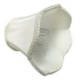 thumbnail image 3 of Royal Designs, Inc. Clip on Scalloped Bell Chandelier Lamp Shade Flame Clip Fitter, CSO-1027-5WH-6, 3 x 5 x 4.5, White, 6 Pack, 3 of 5