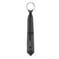 thumbnail image 4 of Jacob Alexander Men's Solid Color Pre-Tied Zipper Neck Tie - Charcoal Gray, 4 of 7
