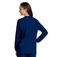 thumbnail image 3 of Landau Scrub Zone Relaxed Fit 2-Pocket Snap-Front Scrub Jacket for Women 75221, 3 of 5