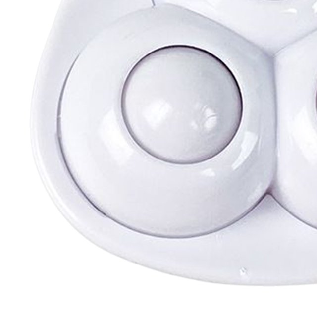 Mini Ruedas Giratorias 4 poleas giratorias adhesivas sin ruido para contenedores, caja de almacenamiento, muebles (blanco B) Sywqhk Libre de BPA