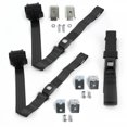 thumbnail image 1 of Chevy FS Blazer 1969-1972 Standard 2 Point Black Retractable Bench Seat Belt Kit with Bracketry - 3 Belts, 1 of 1