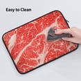 thumbnail image 6 of Bingfone Beef Steaks Laptop Sleeve Case 13 Inch, 360° Protective Computer Carrying Bag, 6 of 9