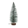 thumbnail image 1 of GOOHOCHY 1 mini árbol de Navidad con base de madera y luces de escritorio para el hogar y la oficina, 1 of 7