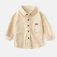 thumbnail image 4 of Cowsor Kids' Solid Long Sleeve Shirt – Button-Up Jacket (3-9Y), 4 of 4