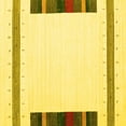 thumbnail image 1 of Ahgly Company Machine Washable Indoor Square Solid Yellow Modern Area Rugs, 3' Square, 1 of 4