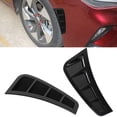thumbnail image 1 of Sporty Design Front Bumper Side Spoiler, Sturdy ABS Material, Universal for Car with Vent Splitter, ,  Replacement, 1 of 7