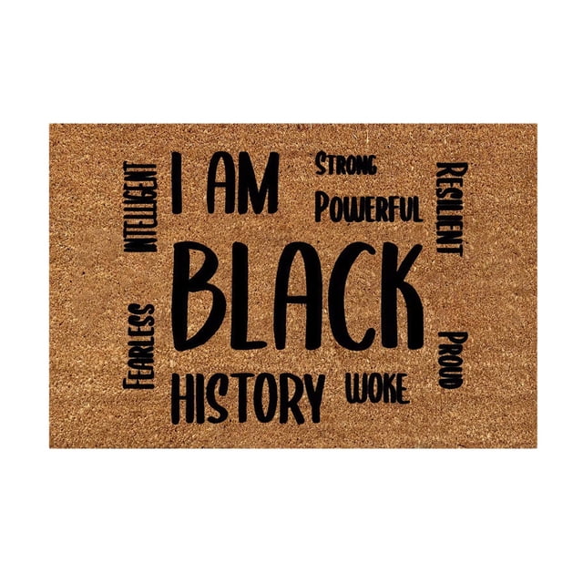 Gkeoshab Carpet Black Mat Holiday Mat Welcome Door Mat Polyester Door Mat Home & Garden