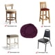 thumbnail image 2 of Elegantes protectores de asiento, fundas de cojín de taburete elásticas lavables, decoran y protegen su hogar, fundas de asiento de silla súper suaves, alta elasticidad para sillas cuadradas o, 2 of 8