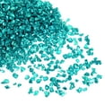 thumbnail image 1 of Triturado Vidrio Chips 100g/3.5oz 2mm-4mm Irregular Metálico Brillante Vidrio para Artesanía Bricolaje Jarrón Relleno Epoxi Resina Decoración, Azul, 1 of 5