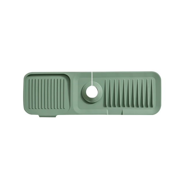 Kitchen Guard Silicone Faucet Handle Guard Kitchen Sponge Holder Kitchen Faucet Faucet Pad Escurridor De Inoxidable Grande Mini Portable Fridge Shelf Rack Plate Rack Drying Mat Escoror De Pratos