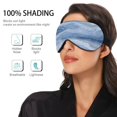thumbnail image 5 of IAUYY Sleep Mask, Super Soft Eye Masks with Adjustable Strap, Lightweight Comfortable Blindfold,Perfect Blocks Light for Men Women Elegant and Graceful Backdrop, 5 of 7