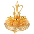 thumbnail image 1 of UPOUART Golden Zinc Alloy Wine Pot Set for Storage Use with Fine Texture and Reliable Quality 1 Set, 1 of 8