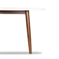 thumbnail image 6 of Kingston Modern Solid Wood Walnut Kitchen & Dining Room Table and Chairs for 4, 6 of 6