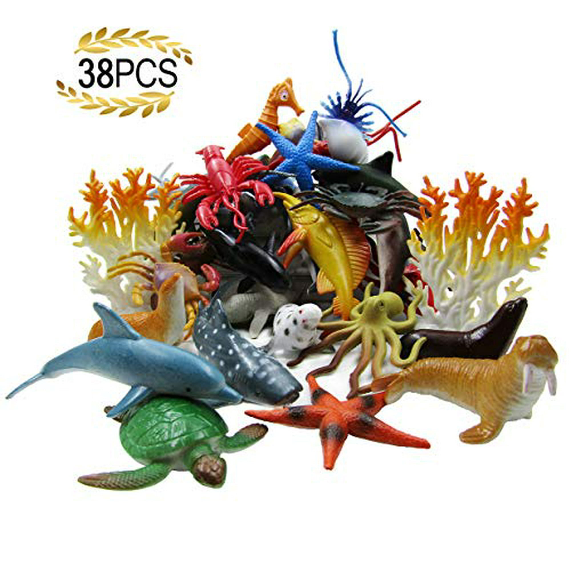 Ocean Sea Animal, Assorted Mini Sea Creatures Toys Set, Realistic  Underwater Sea Animals Figure Bath Toy, 38Piece Set | Walmart Canada