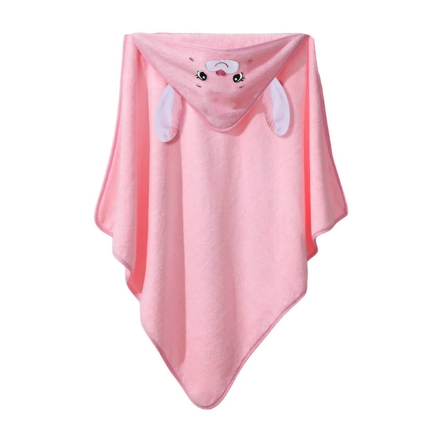 Hooded Baby Towel Highly Absorbent Animal Design Bath Robe for Toddler Boy Girl