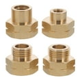 thumbnail image 2 of 4pcs Professional Propane Adapter For Gas Filling Wear-Resistant Gas Tank Converter Outdoor Furnace Gas Adapter Small Propane Converter For Camping Supplies ( EU Standard), 2 of 9