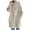 Khaki, variant on Lindreshi Zip up Hoodies for Women Plus Size Women's Solid Color Hoodie Zipper Long Sleeve Sweatshirts Pockets Long Coat Tops